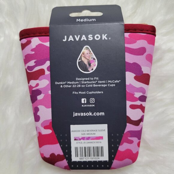 Java Sok Pink Camo Drink Sleeve - Picture 2 of 5